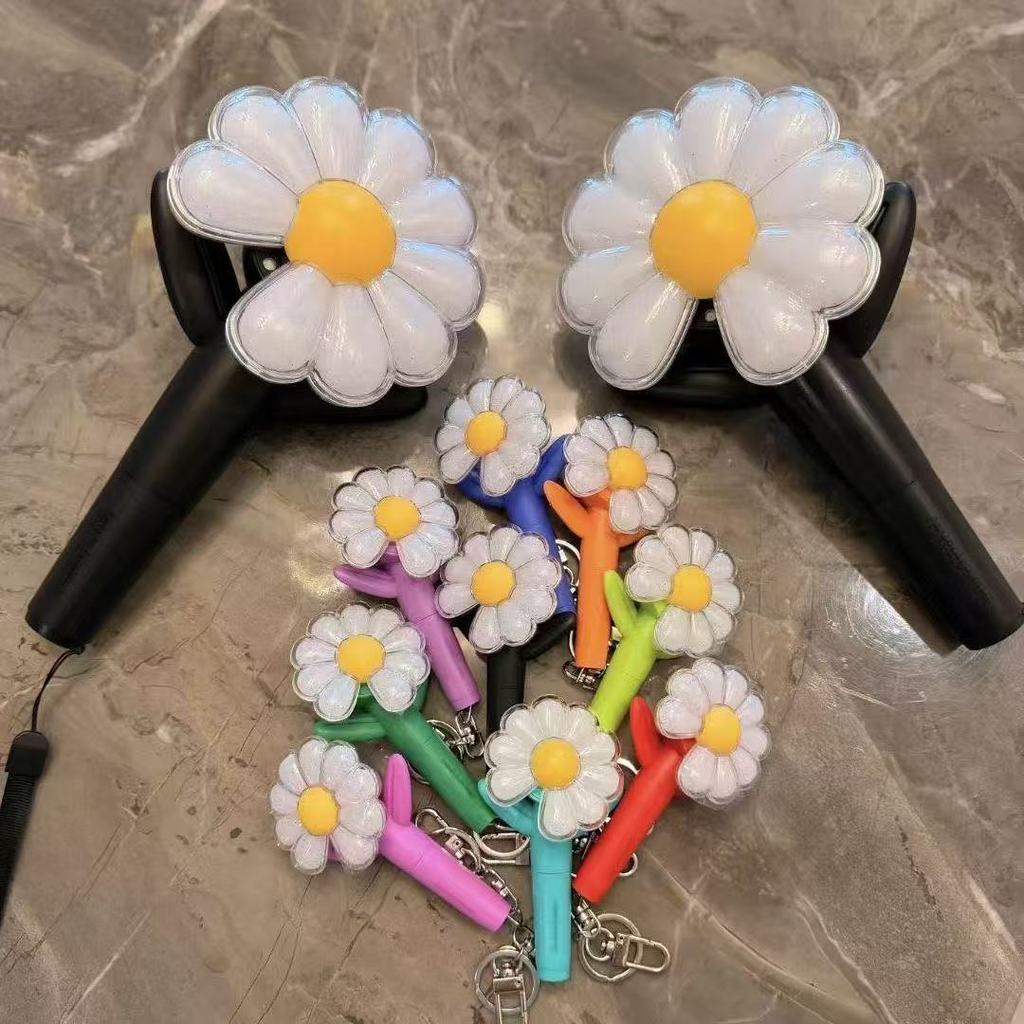 Kpop Idol BIGBANG G-DRAGON Mini Light Keyring Little Daisy Lightstick Móc khóa