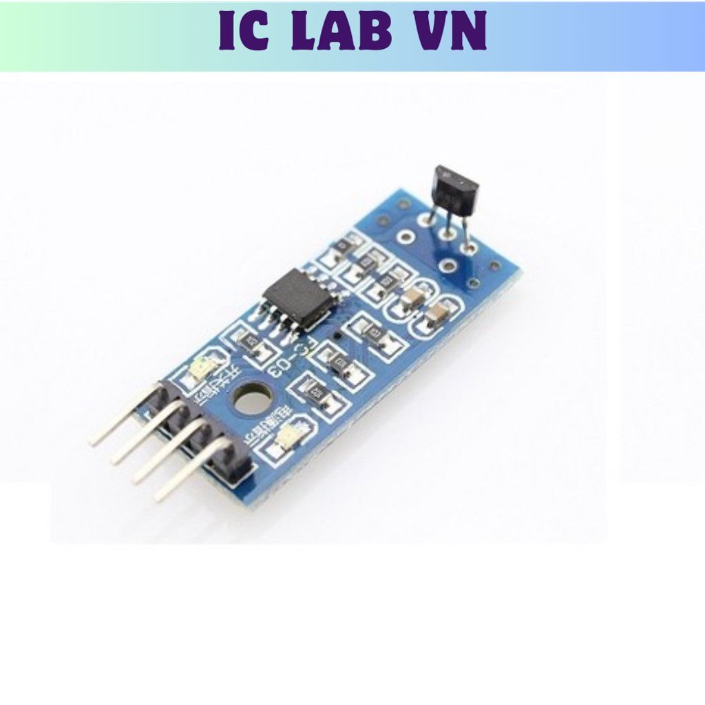 [2 Cái]- Module Cảm Biến Từ A3144 ( Module Cảm Biến Hall A3144 ) Ic Lab VN