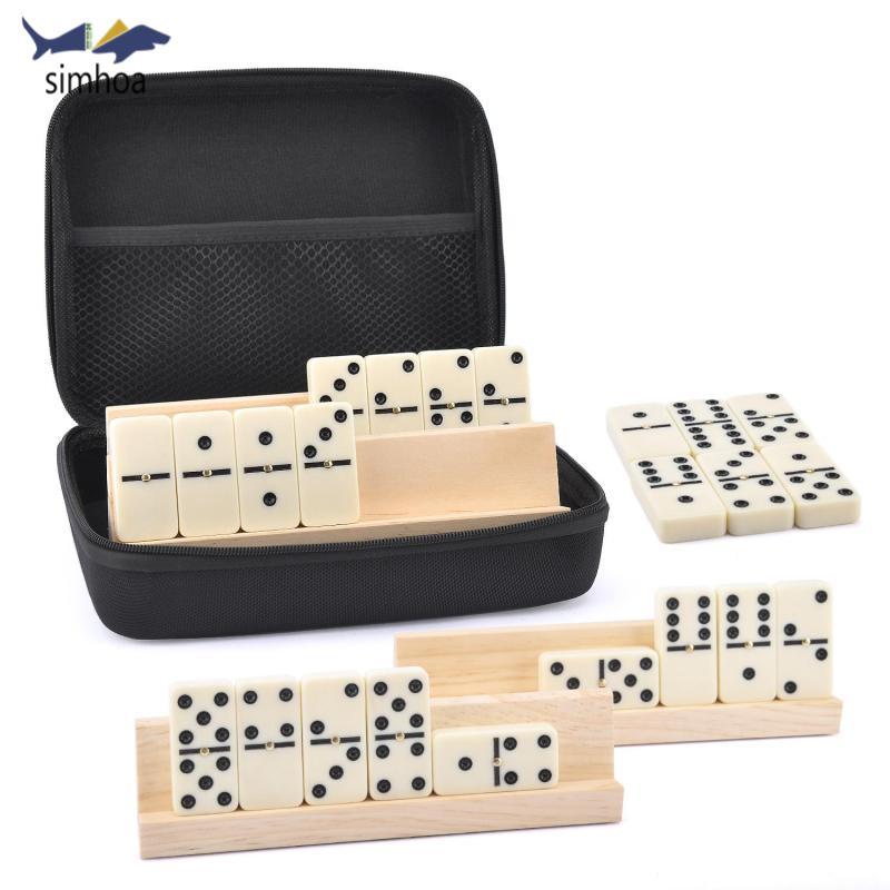 Simhoa Double Six Set Family Game 28 Dominos cho sinh nhật ngoài trời trong nhà