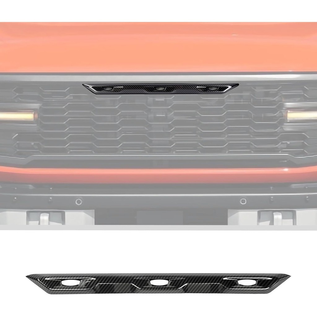 JWWY cho Bronco Lưới Nướng Trước Chèn Bao Viền Tương Thích Với 2023 Ford Bronco Raptor Phụ Kiện Sợi 