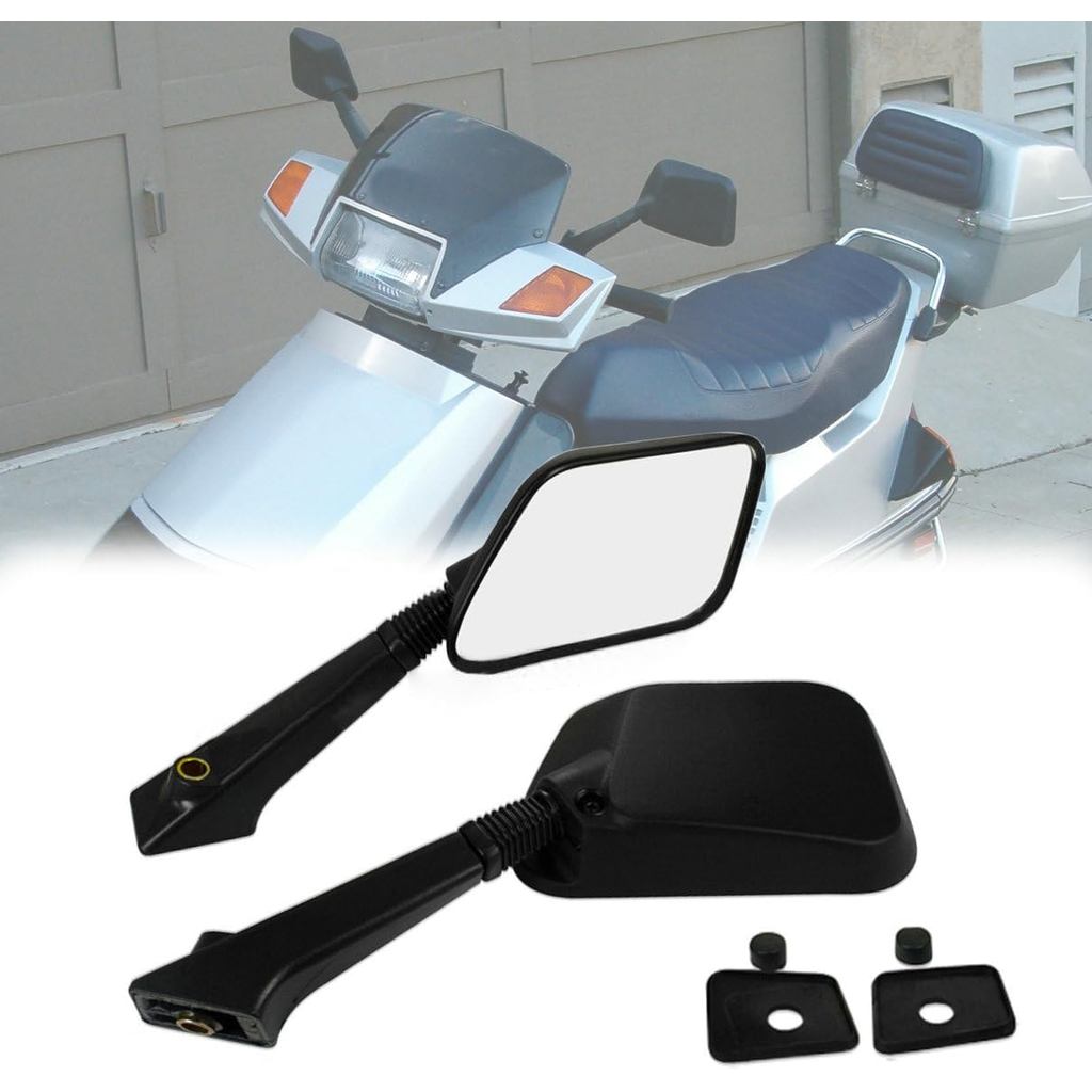 1 Cặp Gương Chiếu Hậu Xe Máy Tay Cầm Phía Sau Gương Bên Cho Xe Honda Elite CF80 CH80 NH80 CH125 CH15
