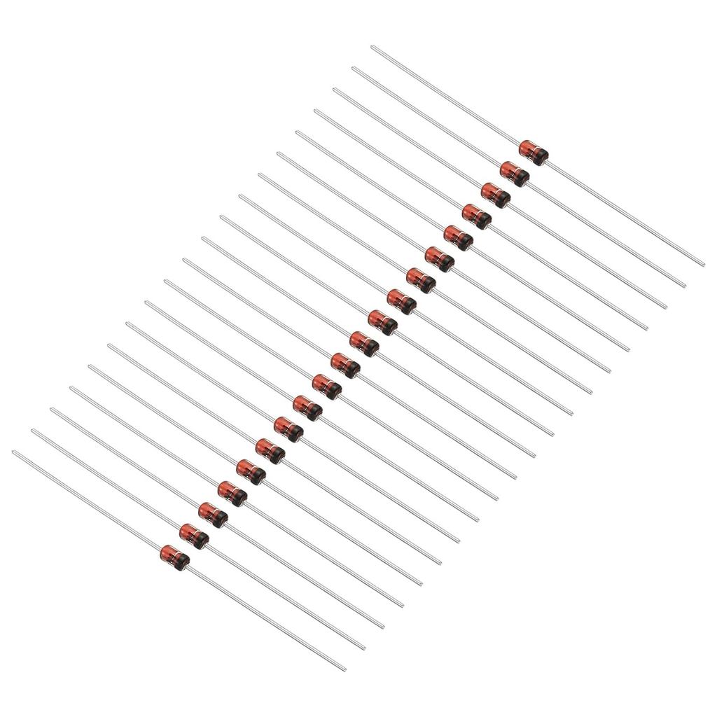 Điốt Zener PATIKIL, 20 Chiếc Phân Loại Diode Zener 1W 15V DO-41 Để Sản Xuất, Thí Nghiệm