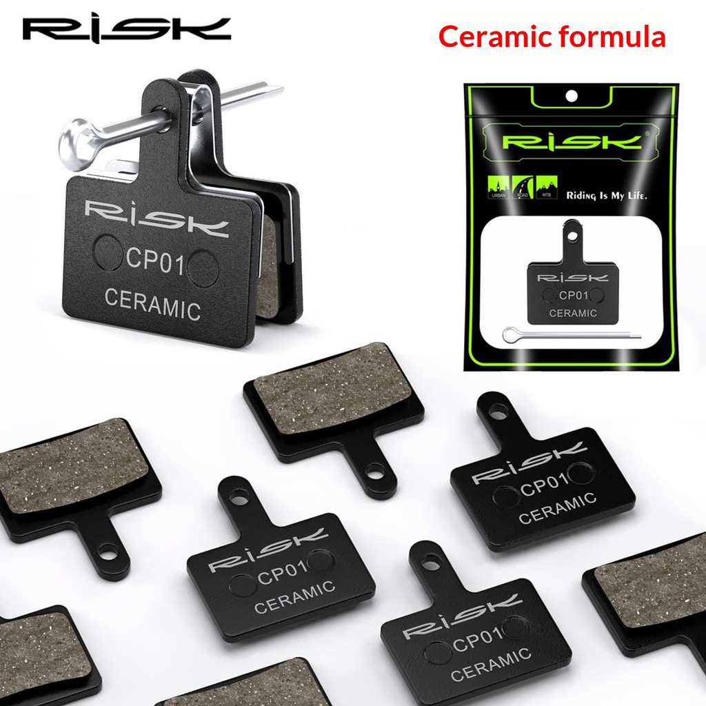 Má Phanh Đĩa Gốm Cho SHIMANO M315 355 375 Xe Đạp Xe Đạp Xe Đạp Phanh Má Phanh Đĩa Dầu Phanh M315