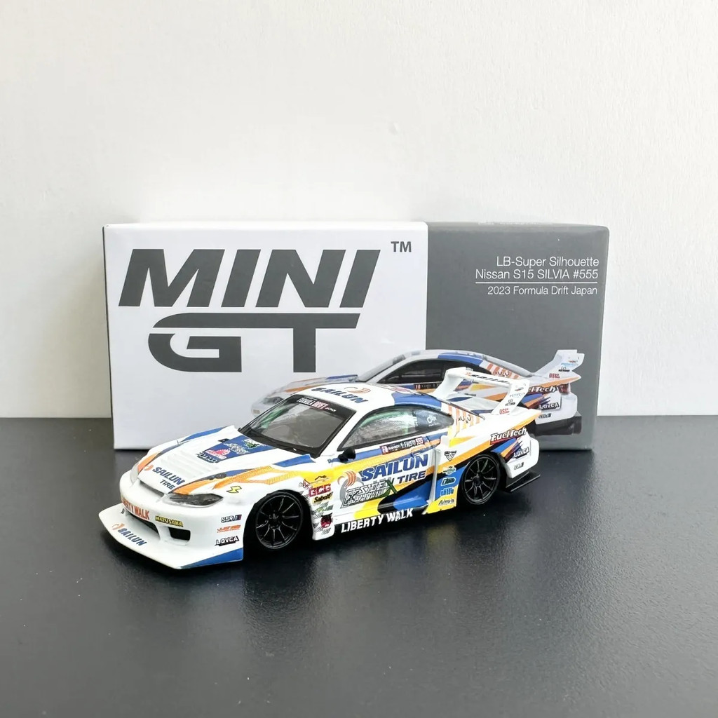 MINIGT 1 / 64 Nissan S15 #895 SILVIA LBWK Hợp Kim Diecast Xe Mô Hình Đồ Chơi Quà Tặng Sinh Nhật