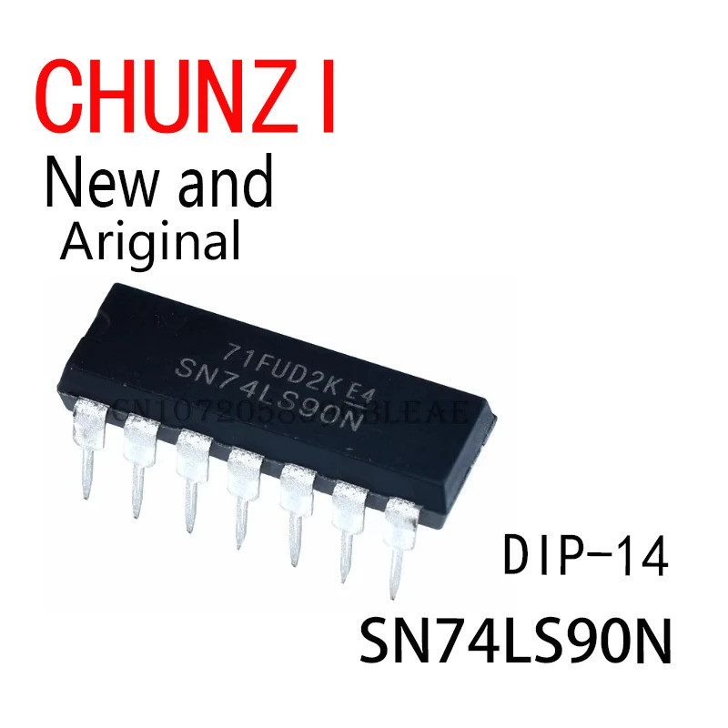 10 Chiếc IC Tích Hợp Mới Và Chính Hãng 74LS90 74LS90N SN74LS90 DIP-14 SN74LS90N Còn Hàng 6YQB