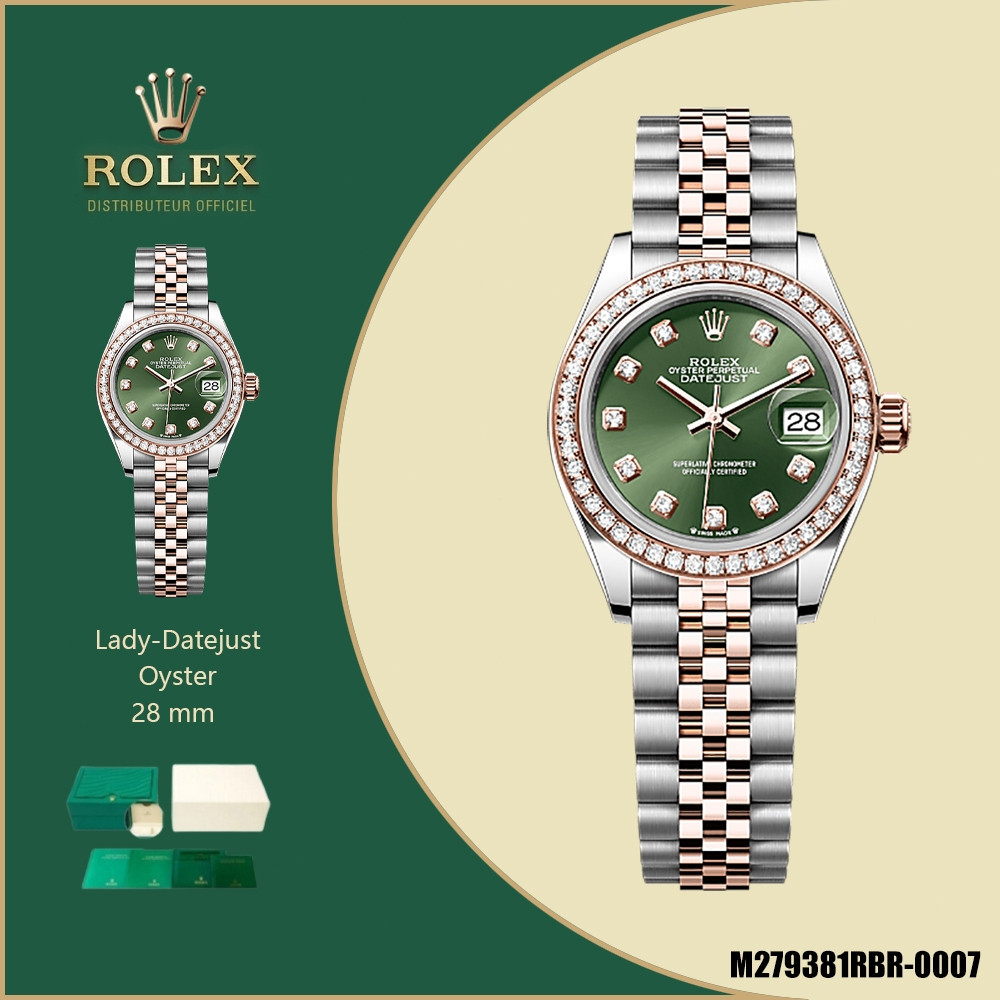 CLNW 100% Nguyên bản 2026AAARRo le xsa _ Rel Car gio 28mm Đồng hồ nữ 28mm Rolex Rose Gold Diamond St