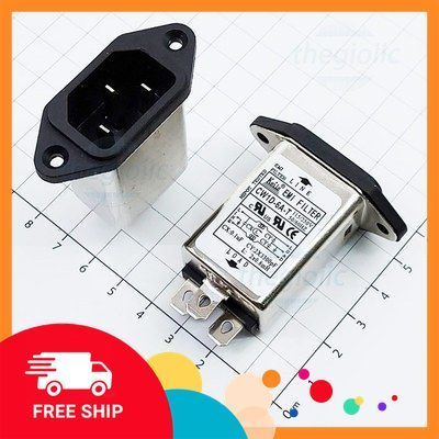 CW1D-6A-T Bộ Lọc Nguồn 1 Pha 6A 115/250V