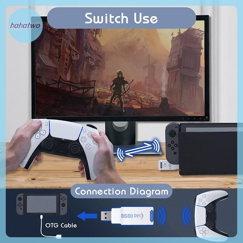 Ha Coov DS50 pro cho Bộ điều khiển PS5 cho PS4 / Switch / PC Adapter Multi Player VN
