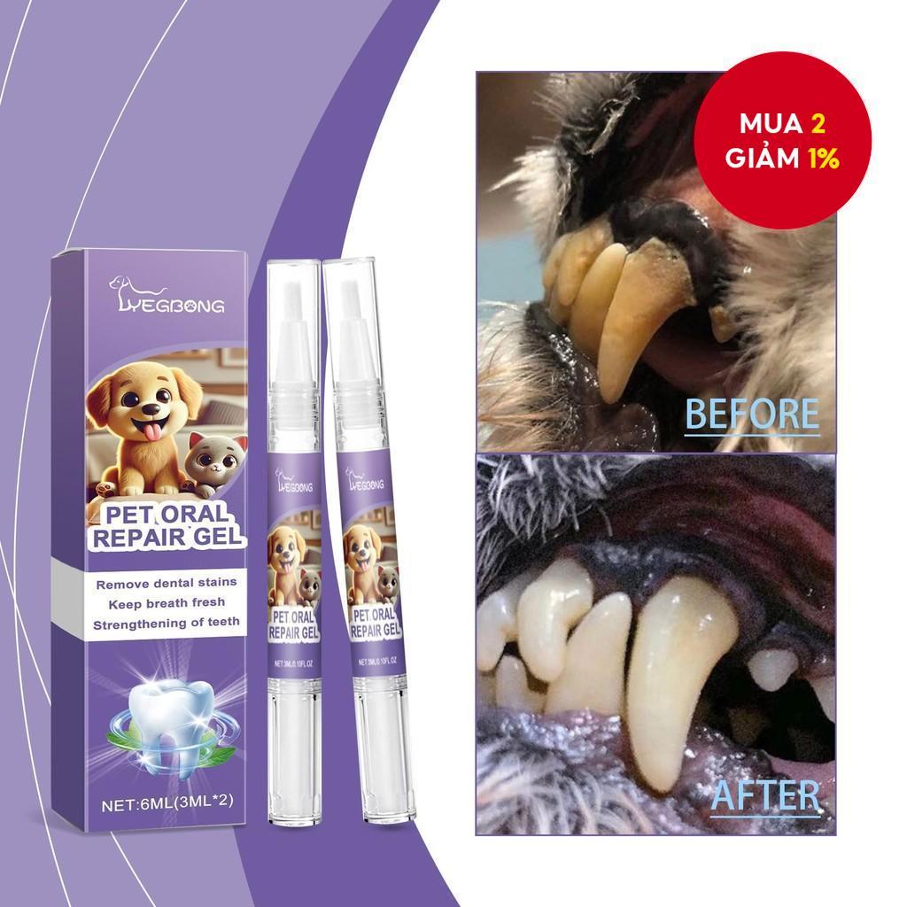 PetCare Oral Repair Gel Dog Cat Breath Freshener Tartar Remover Chăm sóc nha khoa
