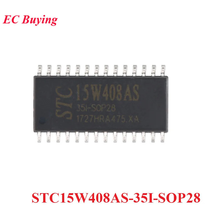 STC15W408AS STC15W408AS-35I STC 15W408AS SOP28 SOP-28 1T 8051 Vi Điều Khiển IC MCU Chip 15W408AS-35I