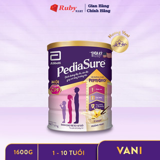 Sữa bột Pediasure 1.6kg hương vani ít ngọt