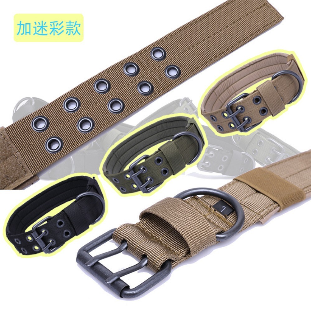 Chiến Thuật Chó Vòng Cổ Vòng Cổ Vật Nuôi Chó Sản Phẩm Cho Chó Cổ Vòng Cổ Huấn Luyện Ngoài Trời Dây K