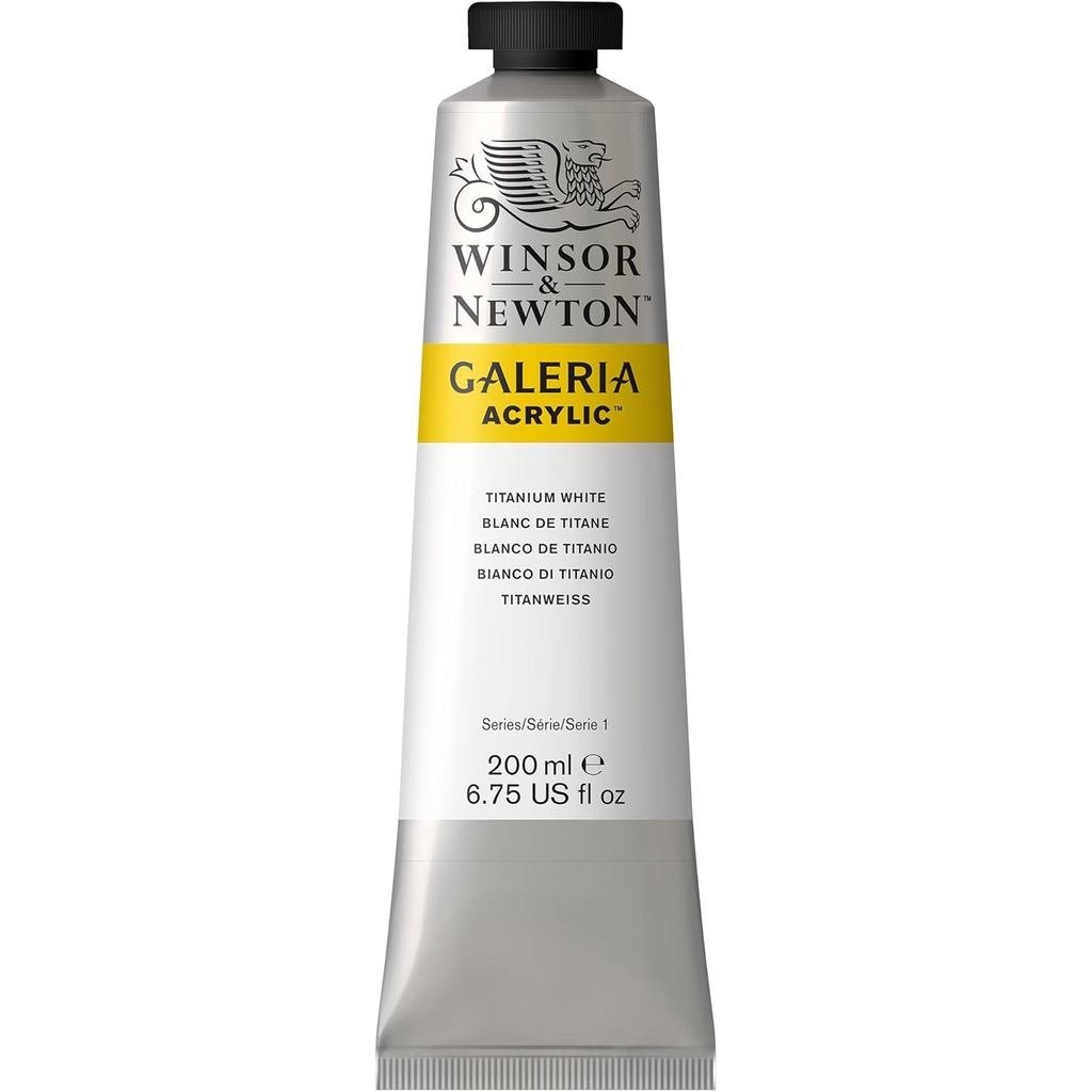 Winsor & Newton Galeria Acrylic Color, Ống 200ml (6.75-oz), Trắng Titan 18BJ