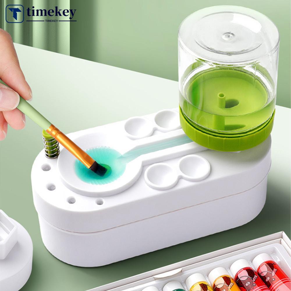 TIMEKEY Paint Brush Cleaner Watercolor Brush Rinser với Drain Cleaner Rinser Rinser Cup Paint Water 
