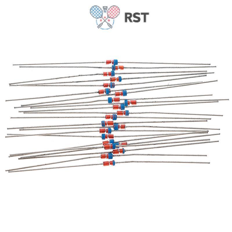 RunSabailTWO 20 Cái 1N34A DO-35 germanium dò diode AM / FM pha lê đài phát thanh TV Đẹp