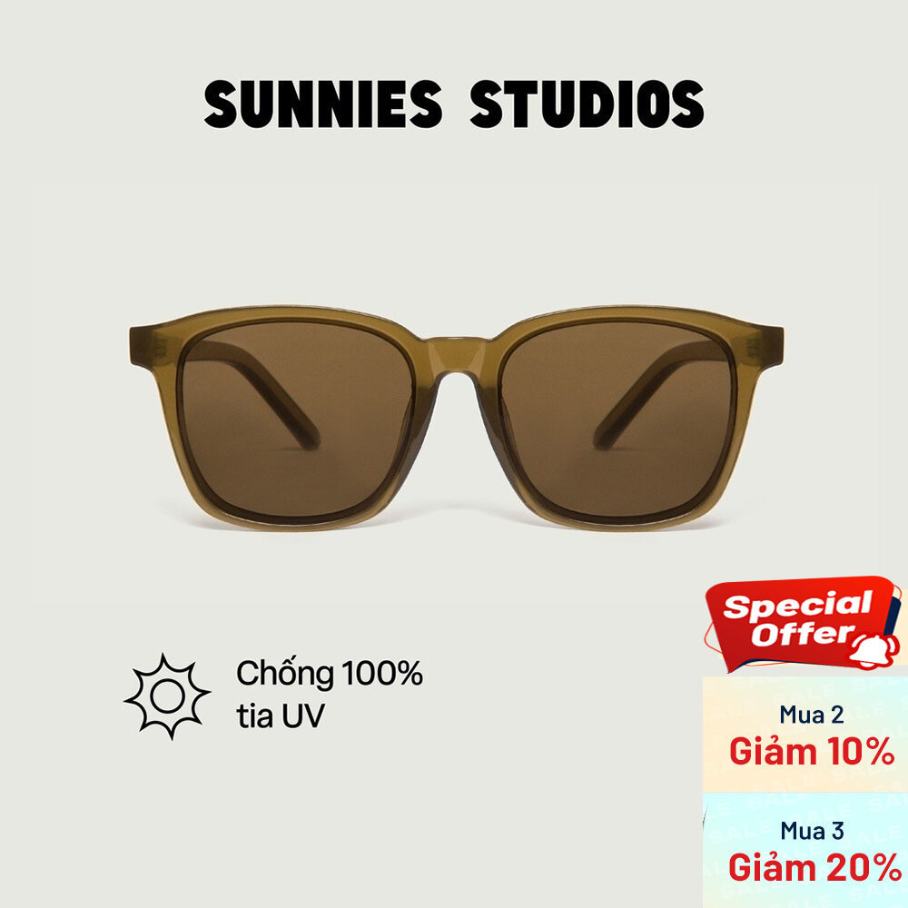 SUNNIES STUDIOS - Kính Mát Gọng Vuông Benett Basil - 60317-3-3