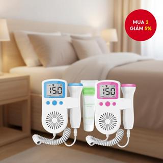   Máy đo nhịp tim thai Doppler 3MHz với màn hình LCD thiết bị theo dõi nhịp tim thai tại nhà có thể sạc lại cho phụ nữ mang thai. 