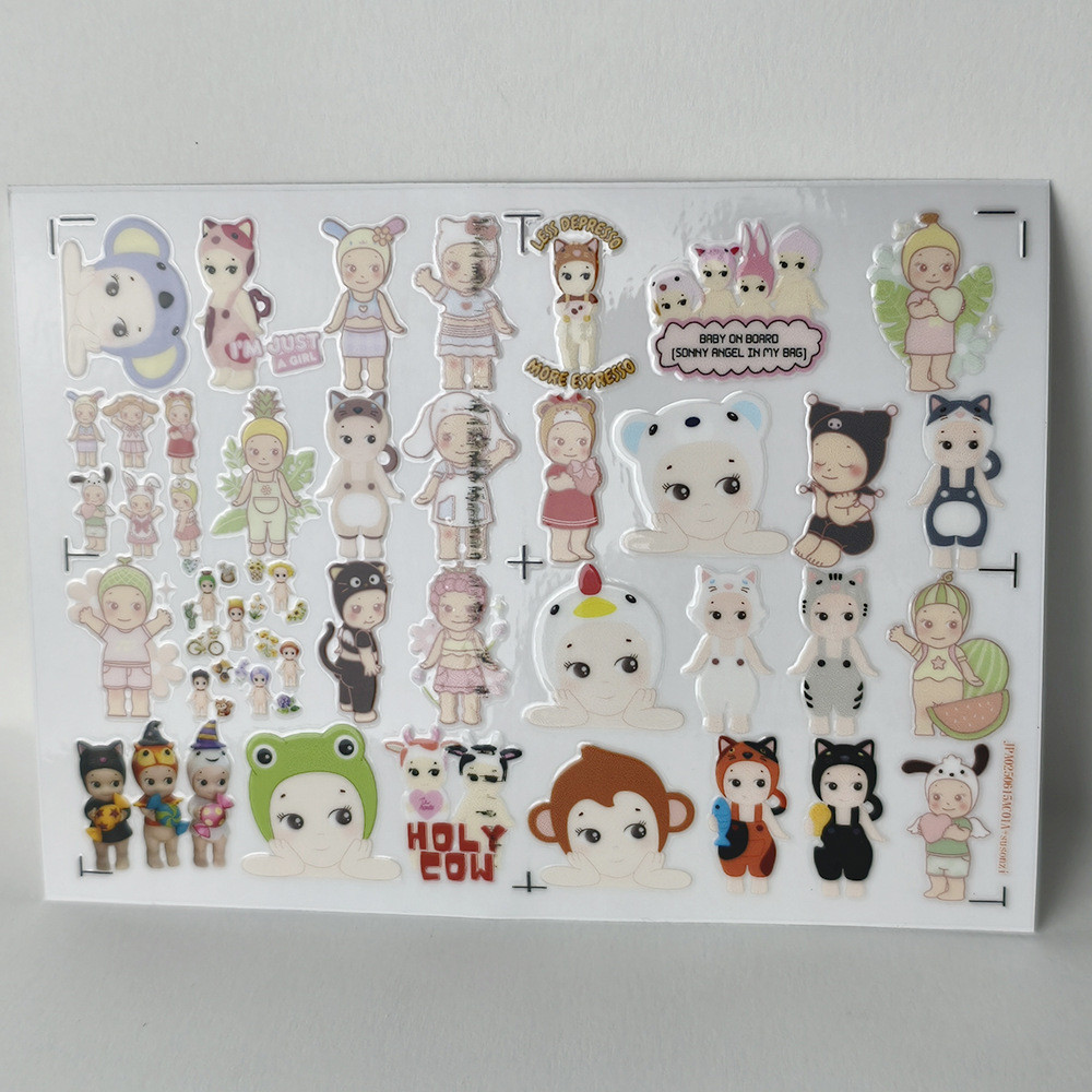 Đề can dán chuyển UV DTF chống nước 3D Sonny Angle