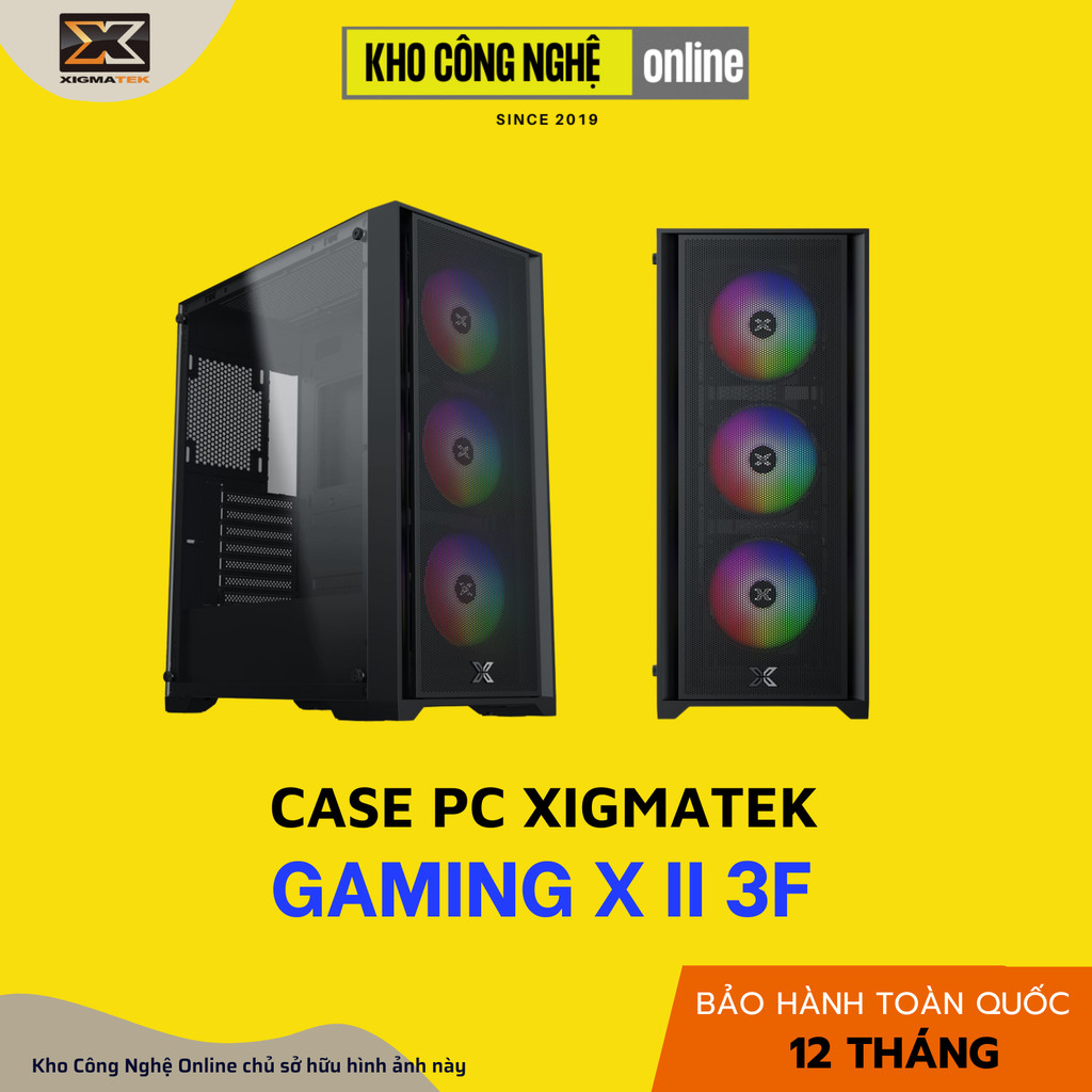 Vỏ Case Máy Tính XIGMATEK GAMING X II 3F (Hàng Chính Hãng)