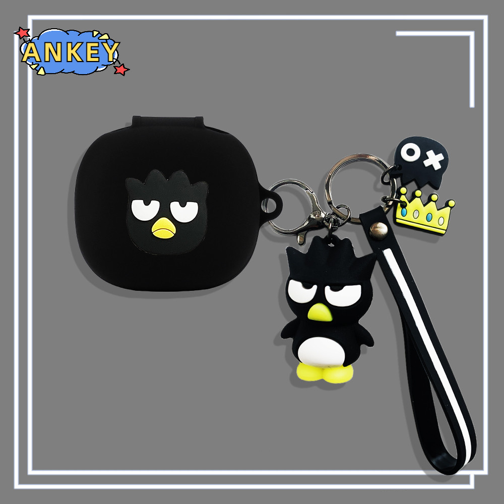 Case for Anker Soundcore R60i NC / P31i Silicone Cartoon Cool Penguin Pattern Headphone Cases With H