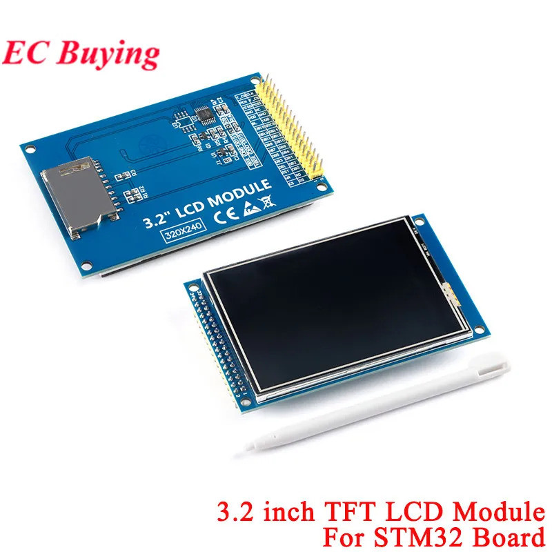 EC buying Mô-đun hiển thị màn hình cảm ứng LCD TFT màu 3,2 Inch 3,2 '' HD 320X240 ILI9341 8Bit / 16B