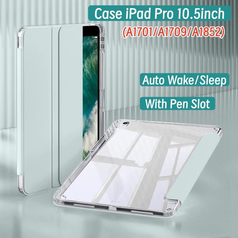 Ốp Lưng Cho iPad Pro 10.5 inch 2017 Tự Động Đánh Thức Vỏ Cho iPad Pro 10.5 "Khóa Chức Năng Màn Hình 