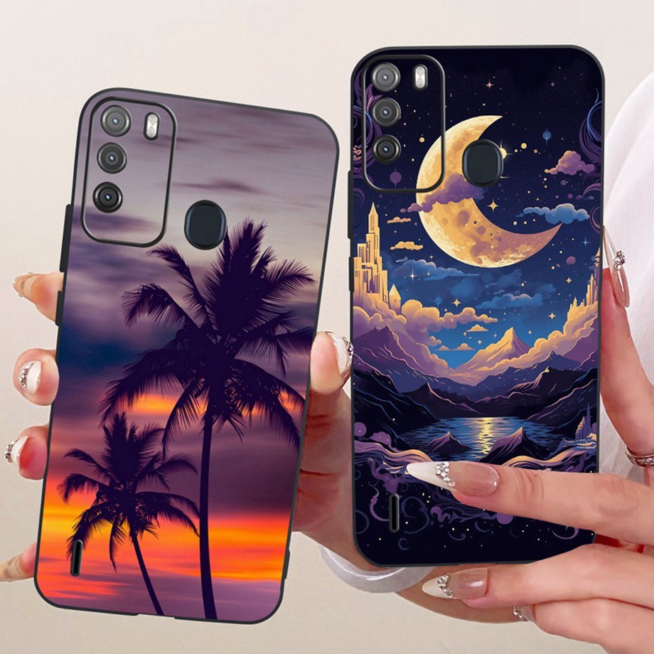 Dành Cho Itel S16 / Vision 1 Pro Ốp Lưng Sang Trọng Thiết Kế Mới 2025 Sơn Mềm TPU Vỏ Điện Thoại Sili