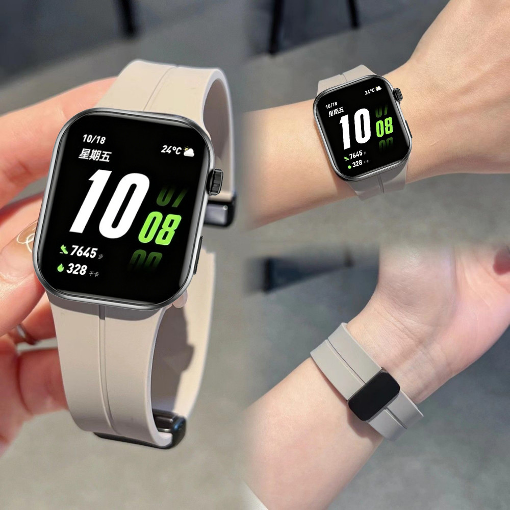 Dây đeo đồng hồ cho Honor Watch Choice 2i Đồng hồ thông minh Khóa từ tính Vòng đeo tay silicon Honor