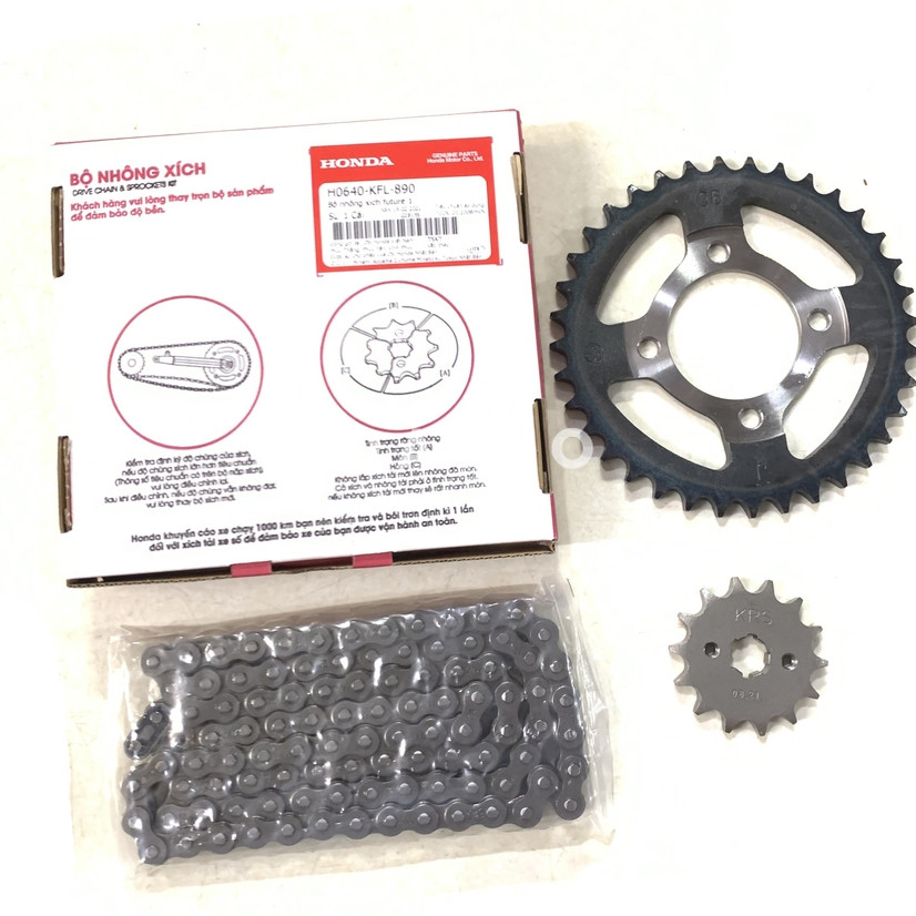 NHÔNG SÊN DĨA NHÔNG XÍCH WAVE ZX / WAVE ANPHA ĐỜI ĐẦU / WAVE NHỎ / WAVE THÁI - BỘ 3 MÓN ZIN CHÍNH HA