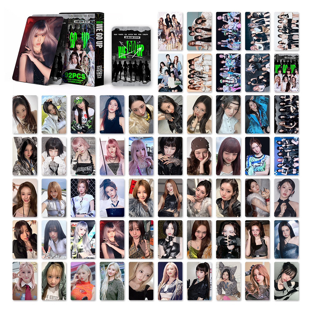 92 Cái / hộp BABYMONSTER WE GO UP HOT SAUCE Lomo Cards CHIQUITA Dán BABYMONS7ER Album SHEESH CLICK C