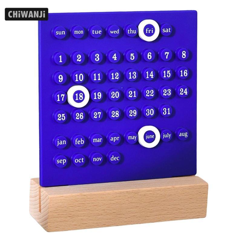 Amart2010 Đồ trang trí thủ công lịch vạn niên sáng tạo cho máy tính để bàn tại nhà