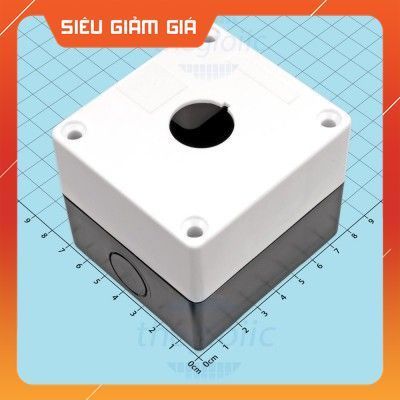 BX1-22 Hộp 1 Nút Nhấn Điều Khiển 22mm Màu Trắng SmartFix Linh Kiện