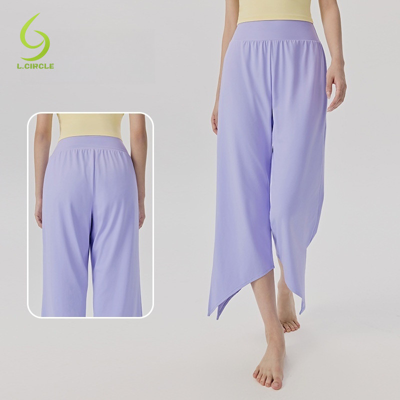 [L.CIRCLE] Quần thể thao Yoga Nĩa nghiêng lưng cao