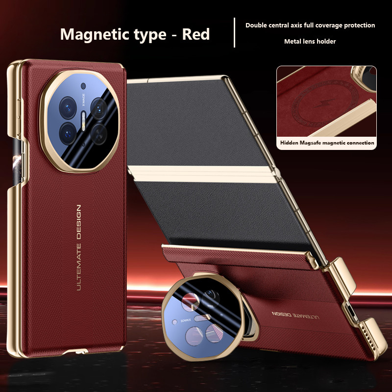 Mạ Da Vỏ Điện Thoại Cho Huawei Mate XT Ultimate 5G Hợp Kim Ống Kính Giá Đỡ Bảo Vệ Dành Cho Huawei Ma