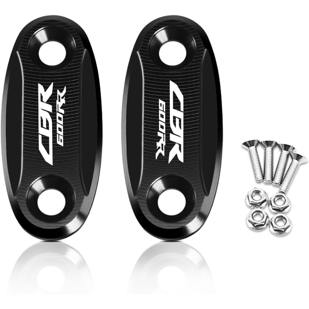 MFGZD Motorcyle Mirror Block Off Base Plates, 2 CÁI CNC Nhôm Gương Khối Off Plates Tương thích với H