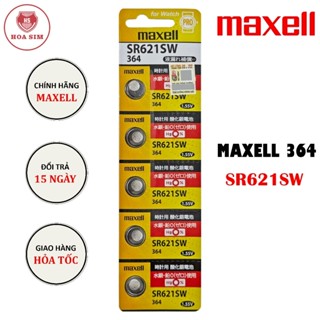 Pin Maxell 364 SR621SW dành cho đồng hồ dùng pin 364 / SR621SW / LR621W / AG1 (Loại tốt - Giá 1 viên)