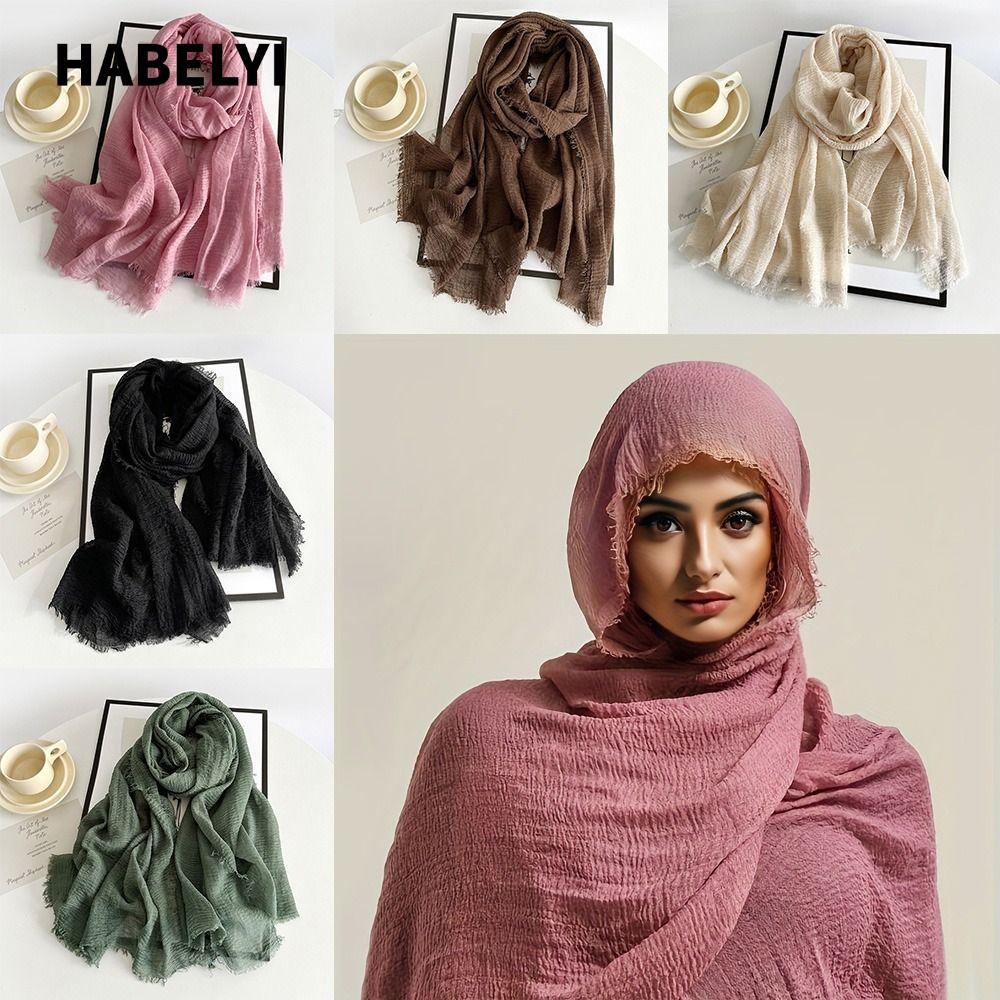Khăn Hijab Habelyi Style Turban thoáng khí, Size Lớn