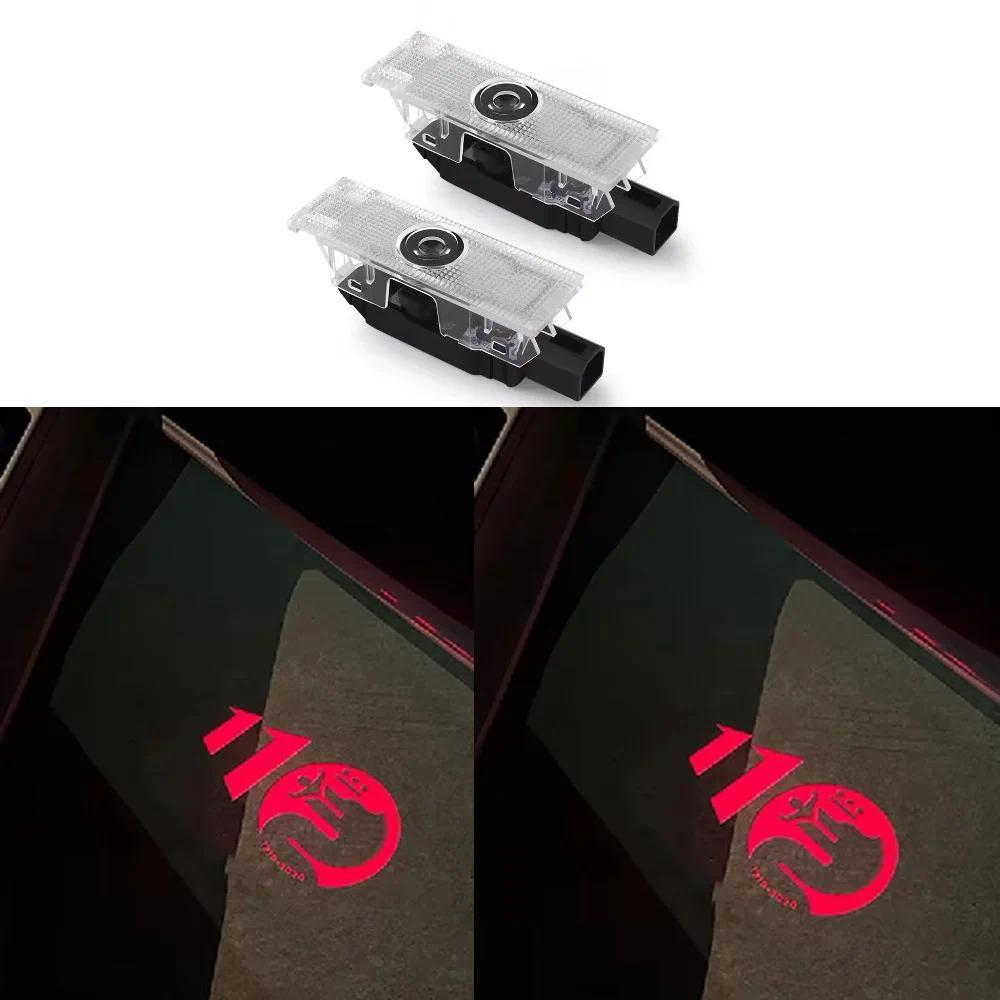 Đỏ 110Th Cho Alfa Romeo Cửa Đèn 2 Chiếc Alfa Ma Bóng Đèn Cửa Đèn Chào Mừng Cho Alfa Romeo 147 159 Gi