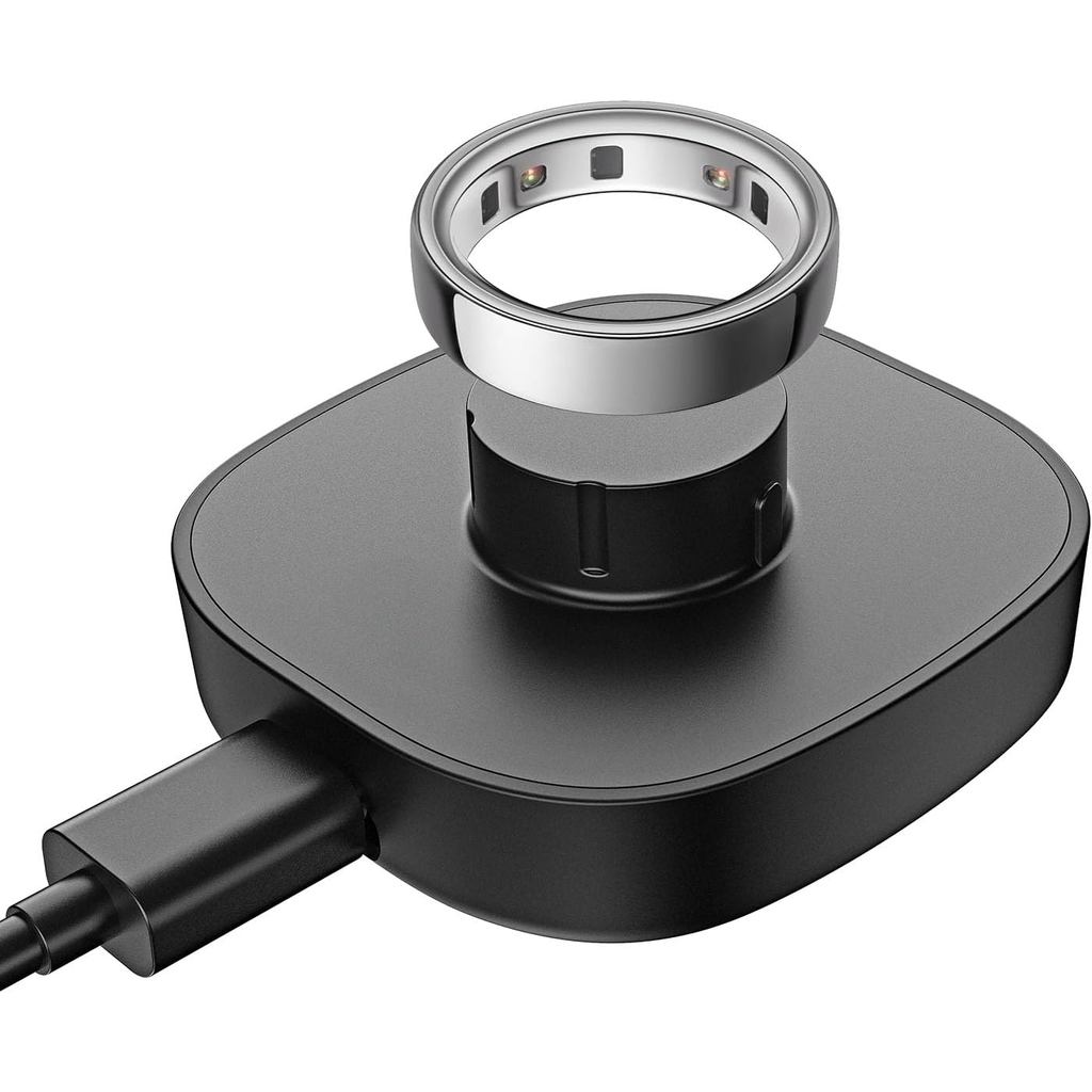 Tương thích với Bộ sạc Oura Ring 4, Đế sạc nhanh và Cáp USB-C - Oura Ring 4 chiếc cần đeo cho người 