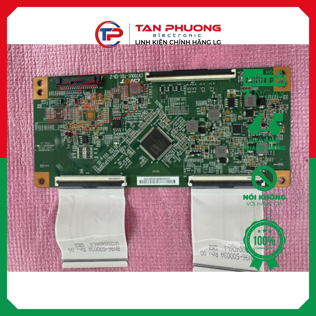 T con logic CV709U1-T01-CB cho tivi samsung 70RU7200 và 70UN6900 tháo máy hoạt động tốt