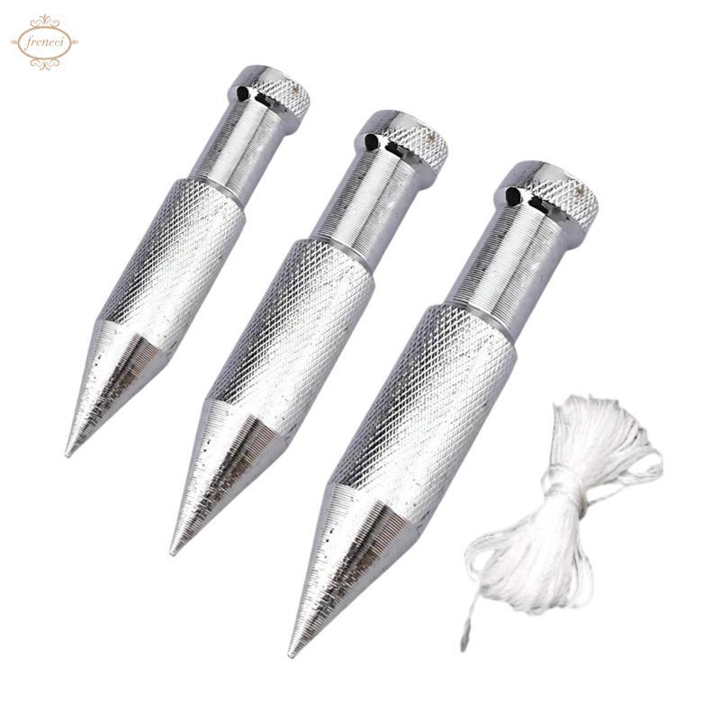3x Plumb Bob Plumb Setter Di động Căn chỉnh dọc Công cụ đo dọc hạng nặng cho Mason Work Trần ngoài t