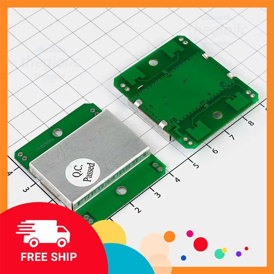 HB100 Cảm Biến Vật Cản Radar 10.525 GHz