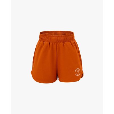 SKECHERS - Quần short bé gái ống rộng lưng thun_SL125G079-BRN1