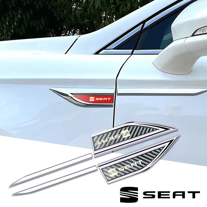 2 Chiếc Xe Ô Tô Bên Cửa Lưỡi Dao Xe Dán Phụ Kiện Ô Tô Nội Thất Cho GHẾ ARONA FR Ibiza leon Facelift 