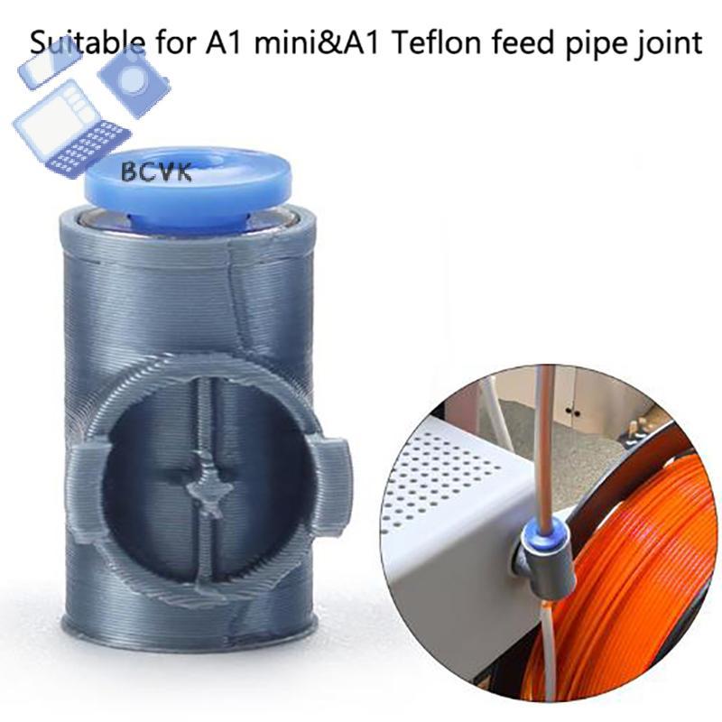 [BCVK] Dành Cho Bambu Lab A1 / A1 Đầu Nối Ống PTFE Mini Chất Liệu Đa Năng Thức Ăn 3D Bộ Phận Máy In 