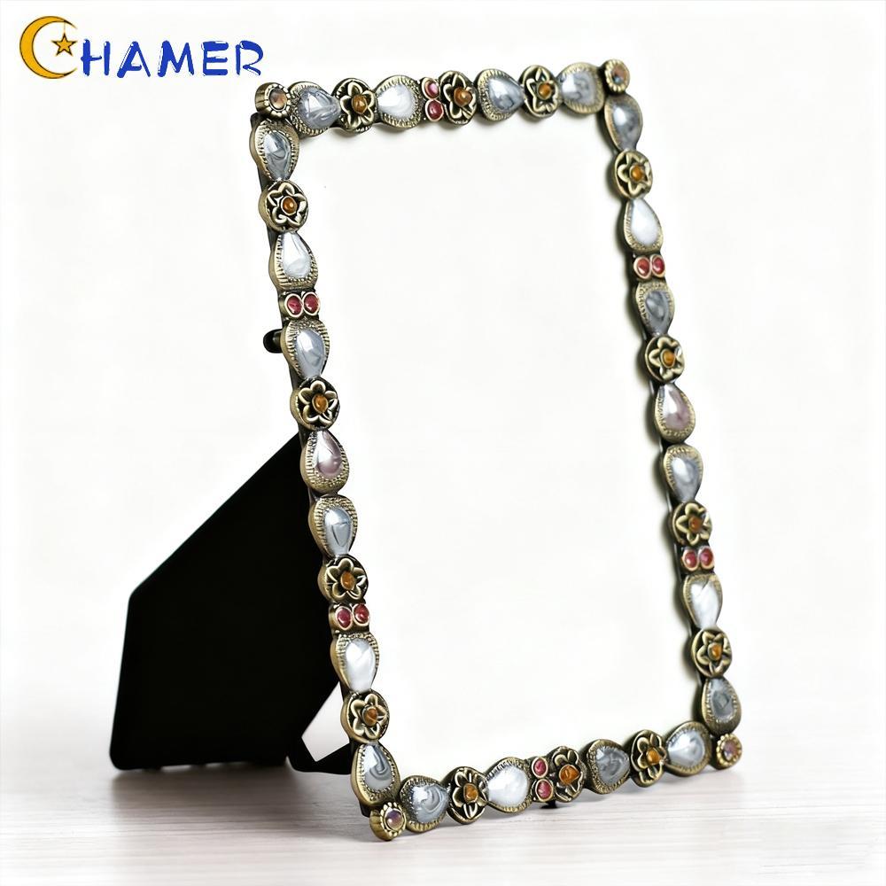 【CHAMER】8*10in Vintage Picture Frame Antique Photo Frames Art Tabletop Display【HomeLiving】