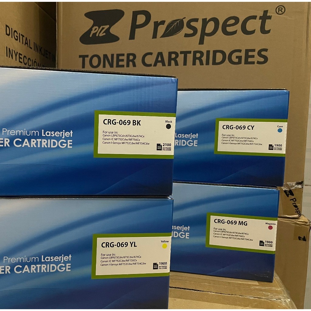 Mực in màu pro CRG069 cho máy Canon LBP 673Cdw/ 674Cx/ MF752Cdw