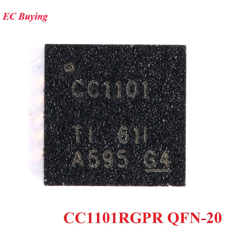 EC buying CC1101 CC1101RGPR QFN-20 QFN20 Bộ thu phát không dây IC Mới Chính hãng