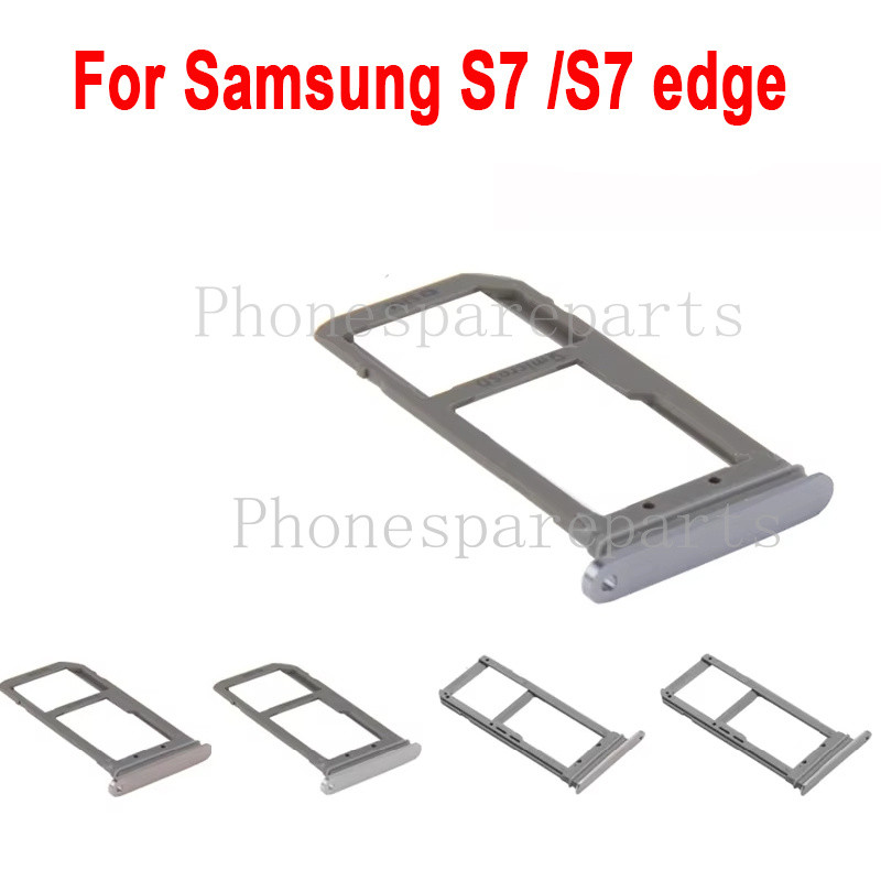 Dành Cho Samsung S7 G930 G930F G930FD S7 edge G935 Vỏ Điện Thoại Mới Thẻ SIM Adapter Và Micro SD Kha