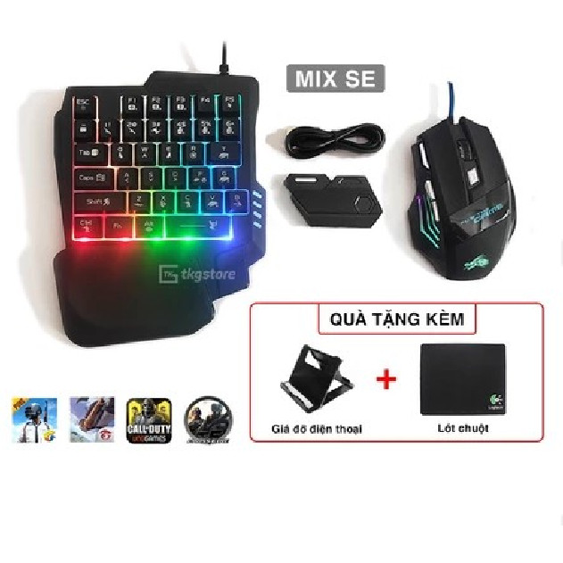 2025 bộ đồ Bộ chuyển đổi chơi game MIX SE kết nối bluetooth 5.0 không độ trễ chơi PUBG Mobile Free F